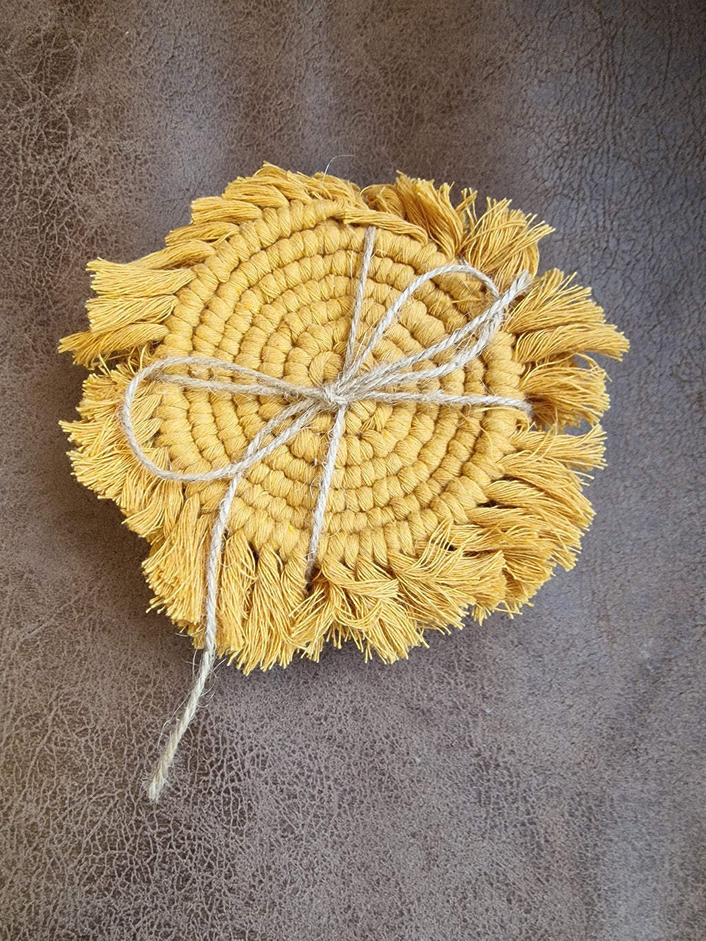 Cotton Macrame Coasters