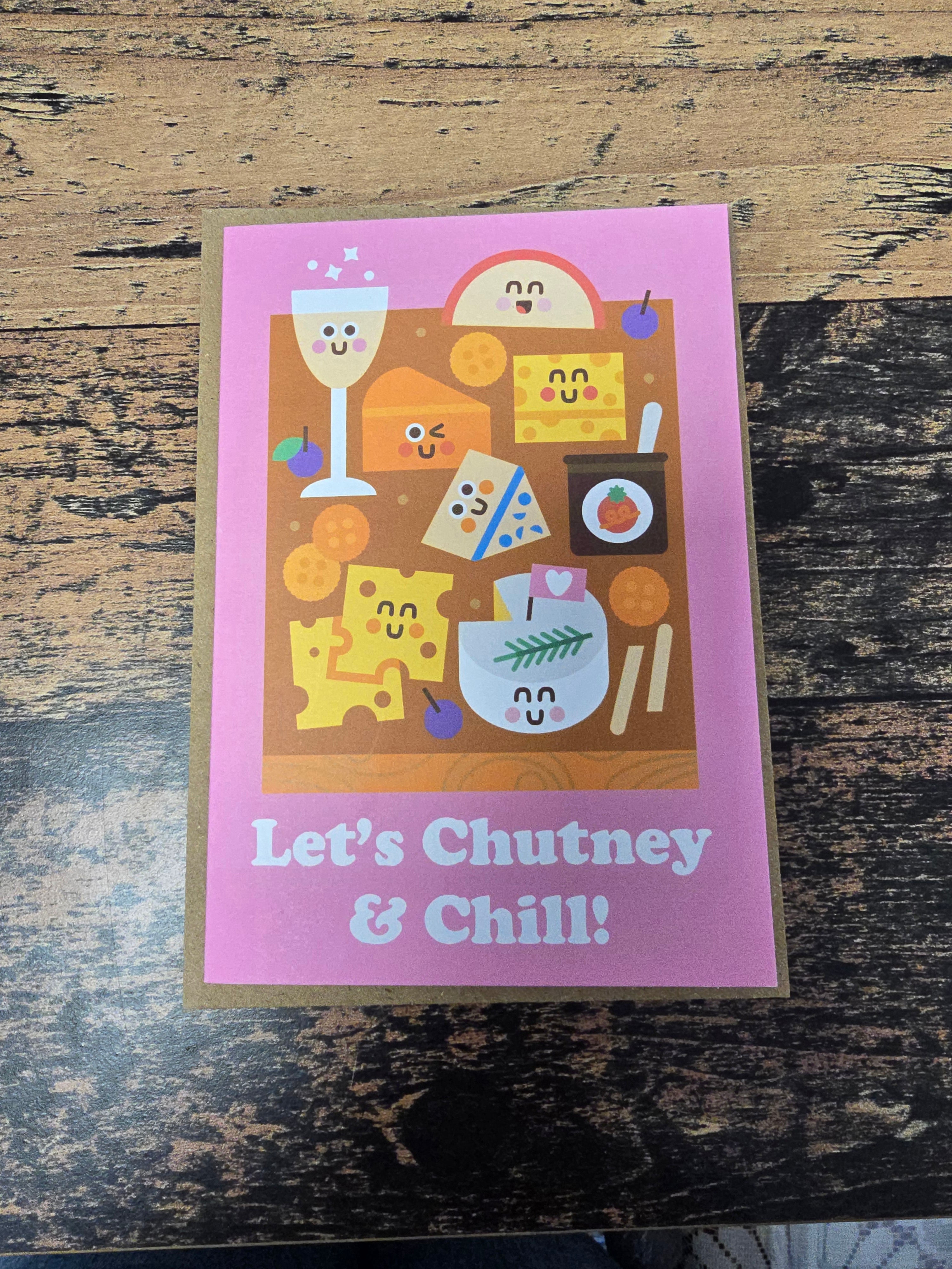 'Chutney and Chill' Valentines Card