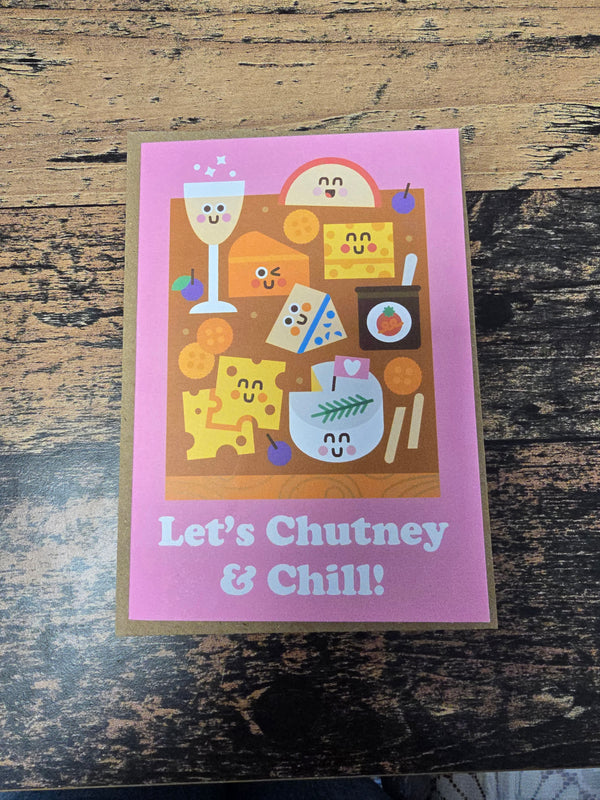 'Chutney and Chill' Valentines Card